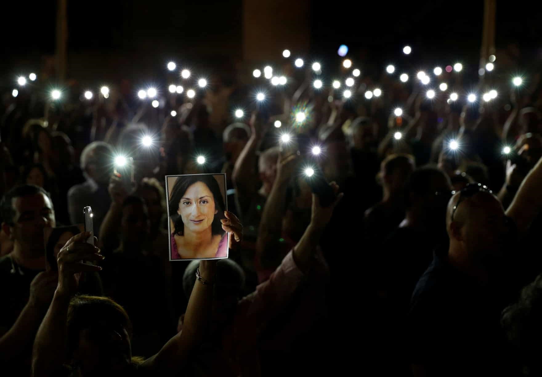 عکس روز: یادبود روزنامه‌نگار ضد فساد